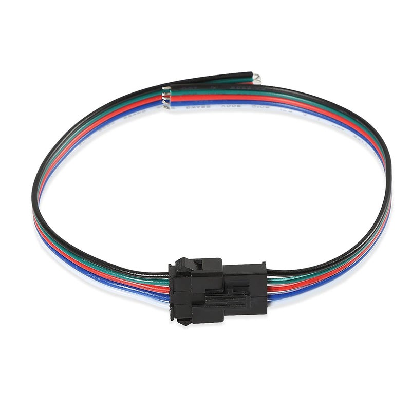 RGBZONE 20Pairs JST SM 5PIN Plug Male to Female EL Wire Cable Connector Adapter for 5050 RGBW RGBWW LED Strip Light - Image 4